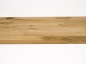 Preview: Stair Tread Window Sill Shelf Oak Rustic 20 mm, finger joint lamella KGZ, brushed, untreated, 20x300x1000 mm with overhang